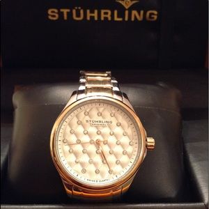 ✨STUHRLING✨Rose Gold Watch